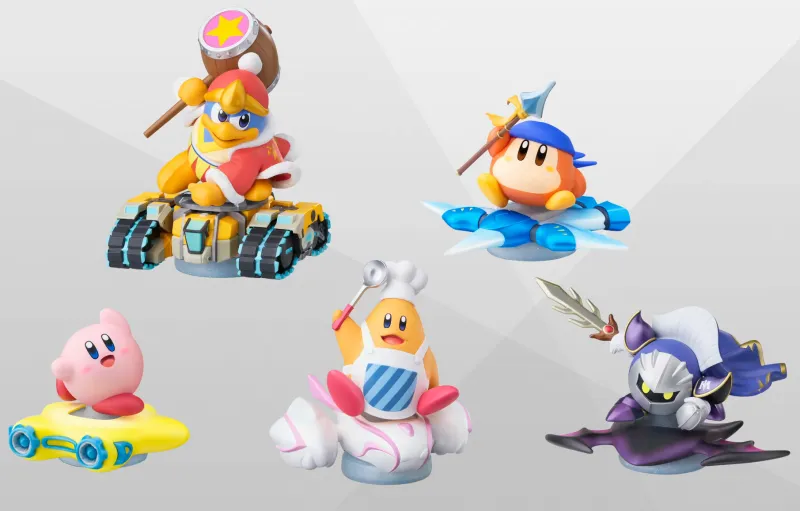 Nintendo Unveils Three More Kirby Air Riders Amiibo, Including Meta Knight And King Dedede