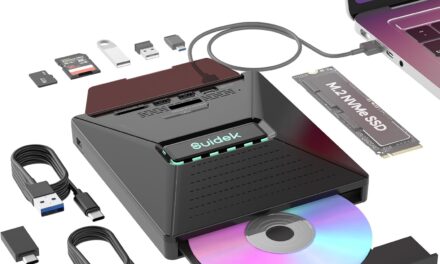 The Swiss army knife of USB DVD drives is on sale, also features a built-in M.2 SSD slot, USB hub, and SATA hard drive dock — $26 for DVD writer and hub, $39 gets an added SATA or M.2 SSD dock