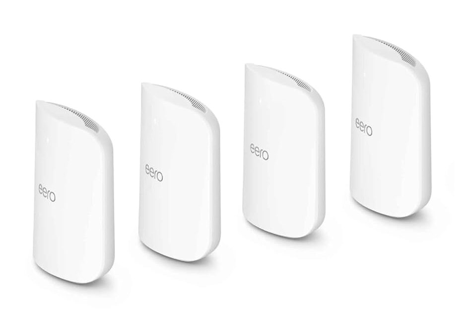 Amazon Eero Max 7 Wi-Fi 7 mesh router 4-pack price slashed by 50 percent — flagship Wi-Fi 7 at a major discount for Prime Day
