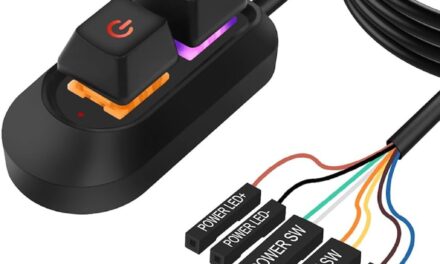 <div>This brilliant $11 power button gadget lets you switch your PC on from your desk with ease — perfect desk upgrade means you don’t need to bend down to turn your rig on or off anymore, ships with super-durable mechanical keys and RGB lighting</div>