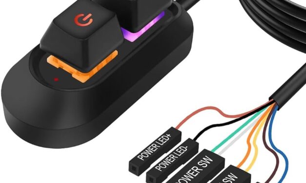 <div>This brilliant $11 power button gadget lets you switch your PC on from your desk with ease — perfect desk upgrade means you don’t need to bend down to turn your rig on or off anymore, ships with super-durable mechanical keys and RGB lighting</div>