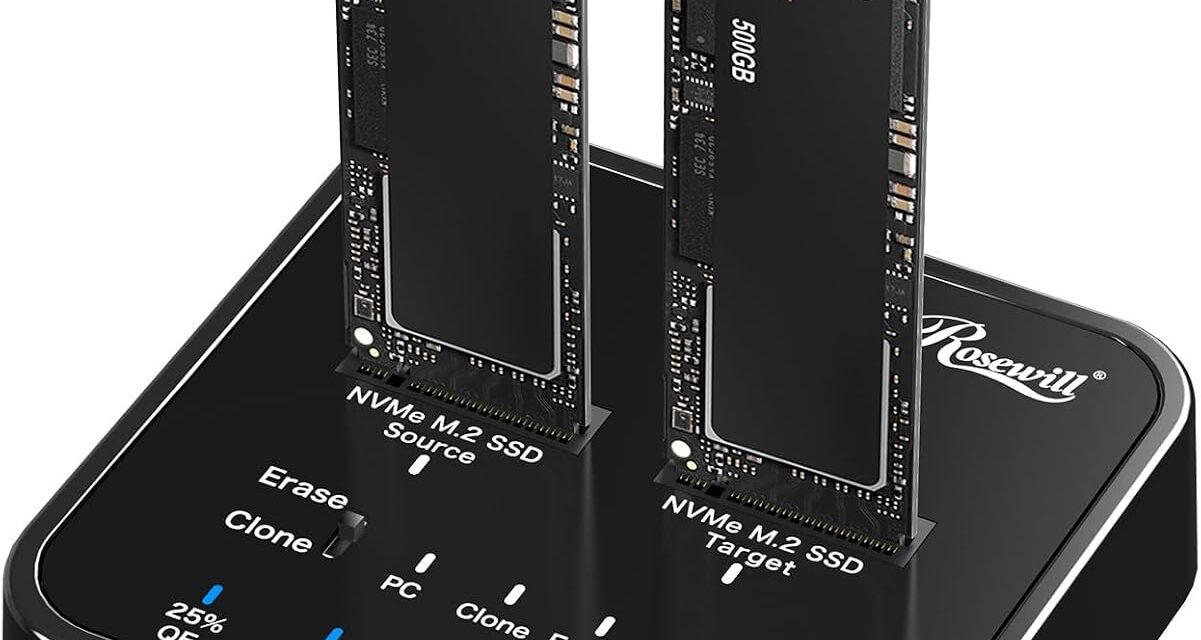 Rosewill’s M.2 SSD Cloner and Eraser drops to its lowest-ever price of $47 — become an IT hero, or just save yourself some time and frustration