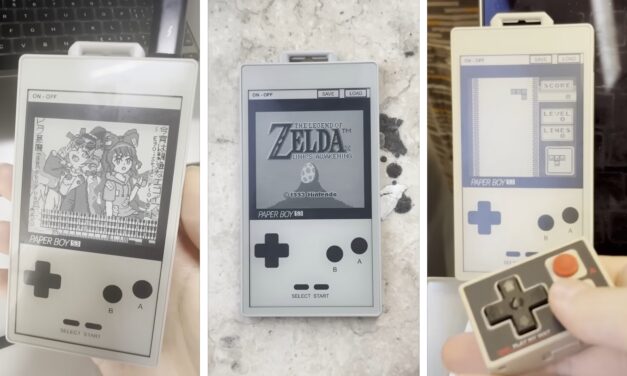 Designer turns discontinued E-Ink dev board into a 60Hz Game Boy handheld — dual-core chip runs at 100% to power handheld, 960×540 display employs ultra-low-cost ESP32-S3 microcontroller