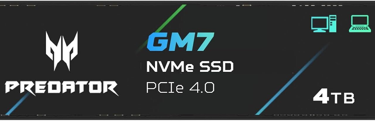 <div>Acer’s 4TB GM7 PCIe 4.0 SSD drops to $470 for Prime Day — 2TB and 4TB models are both on sale for up to 23% off</div>