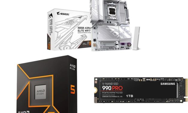 Save $250 on this AMD AM5 bundle, get Samsung 990 Pro SSD for basically free — grab the AMD Ryzen 5 9600X, Gigabyte B850 Aorus Elite motherboard, and 990 Pro 1TB SSD for 36% off