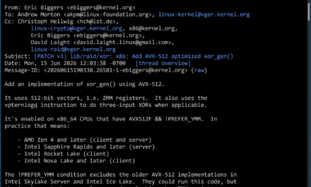 <div>AVX-512 support is reportedly returning with Intel’s next-gen Nova Lake CPUs — Latest Linux kernel patches reveal P-cores and E-cores will gain native 512-bit execution</div>