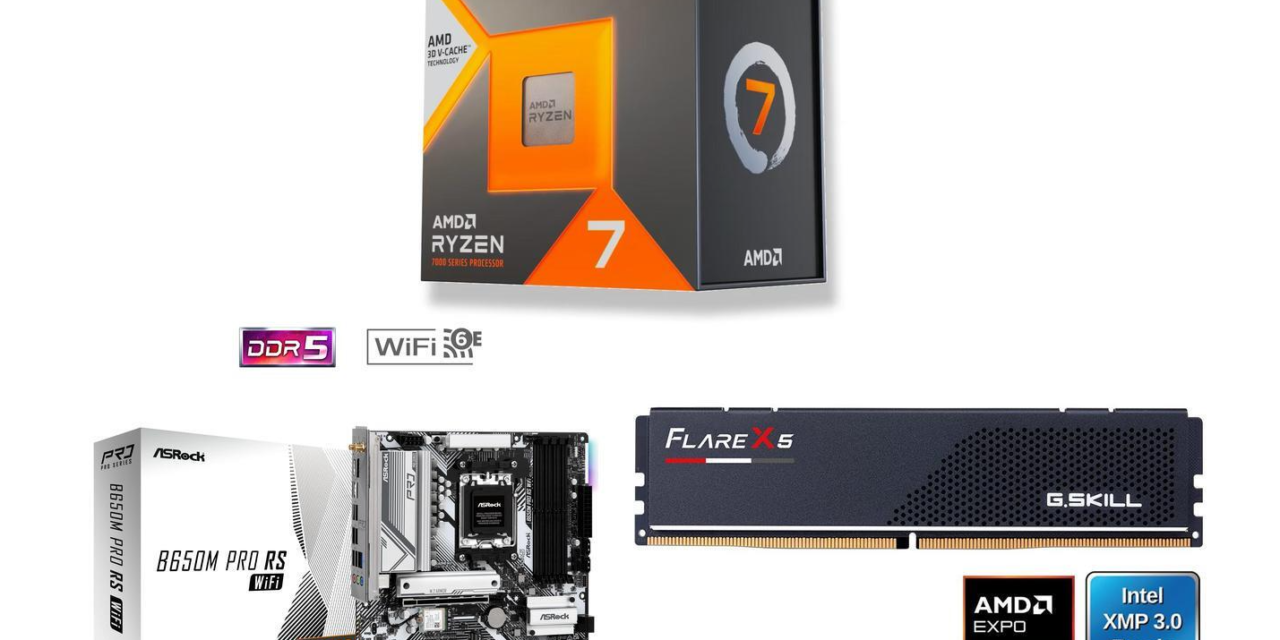 Get AMD’s new Ryzen 7 7700X3D with 16GB of RAM and a motherboard for just $450 — save 31% on a B650M Micro ATX and G.Skill DDR5 for an epic small build
