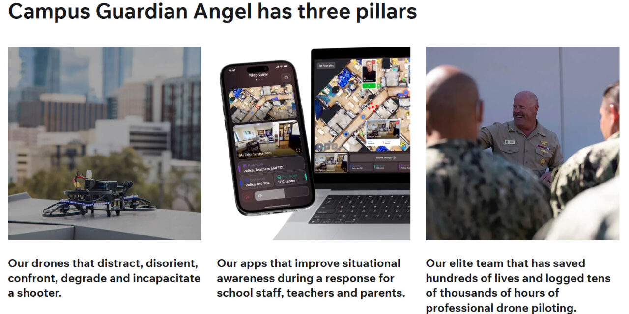 Three US states to deploy 60mph drones armed with pepper spray to neutralize school shooters — ‘Campus Guardian Angel’ drones can also smash windows and ram attackers
