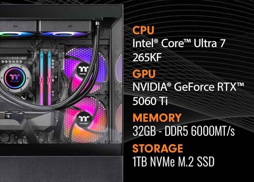 <div>Grab an Nvidia RTX 5060 Ti gaming PC with Core Ultra 7 CPU and 32GB RAM for under $1,200 — Thermaltake’s View u2660T-170 slashed by 33%</div>