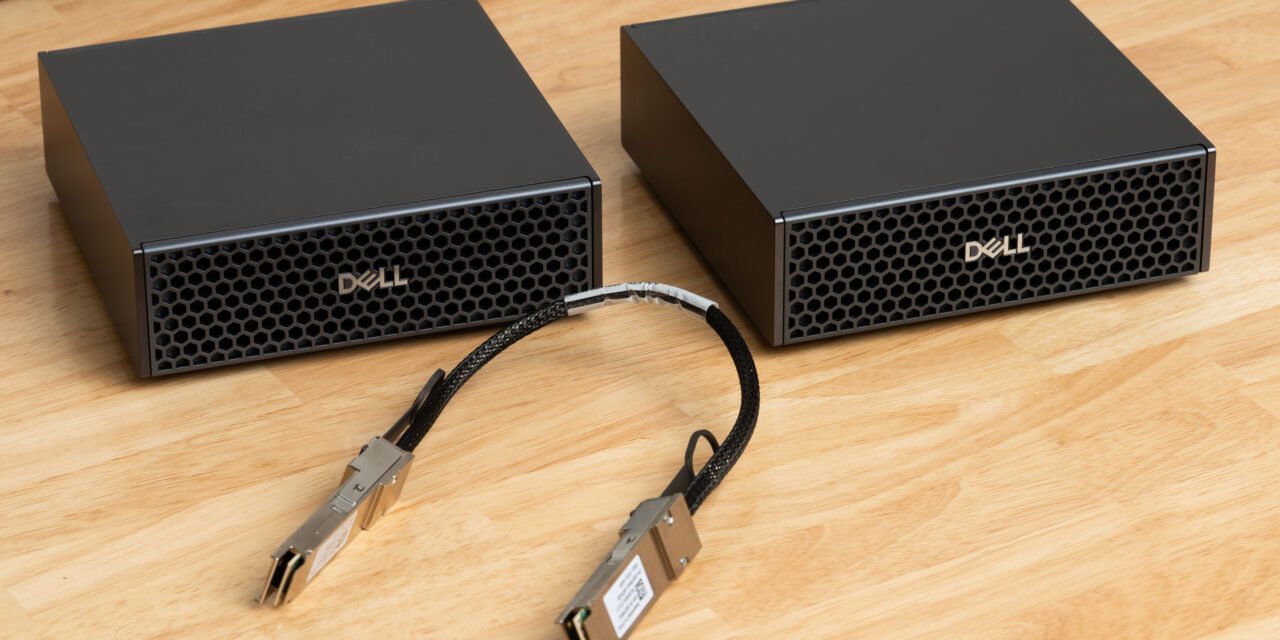 <div>Local AI clustering with Dell’s Pro Max GB10 — connecting two Nvidia Grace Blackwell to scale out AI compute at home</div>