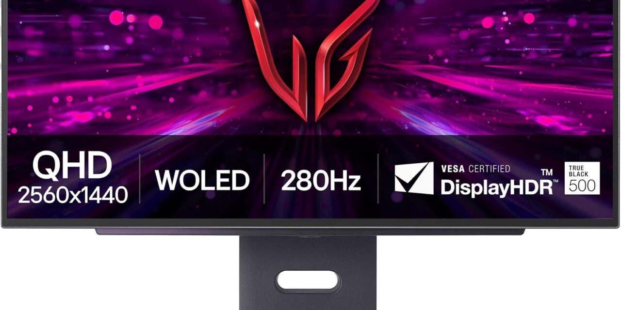 Save 33% on this 27-inch LG OLED 1440p gaming monitor with an ultra-fast 280Hz refresh rate, now just $399 — limited-time deal nets you a big discount on this high-spec panel with Nvidia G-Sync and AMD FreeSync support