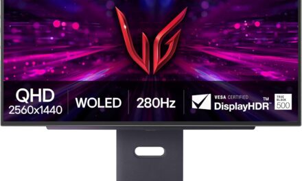 Save 33% on this 27-inch LG OLED 1440p gaming monitor with an ultra-fast 280Hz refresh rate, now just $399 — limited-time deal nets you a big discount on this high-spec panel with Nvidia G-Sync and AMD FreeSync support