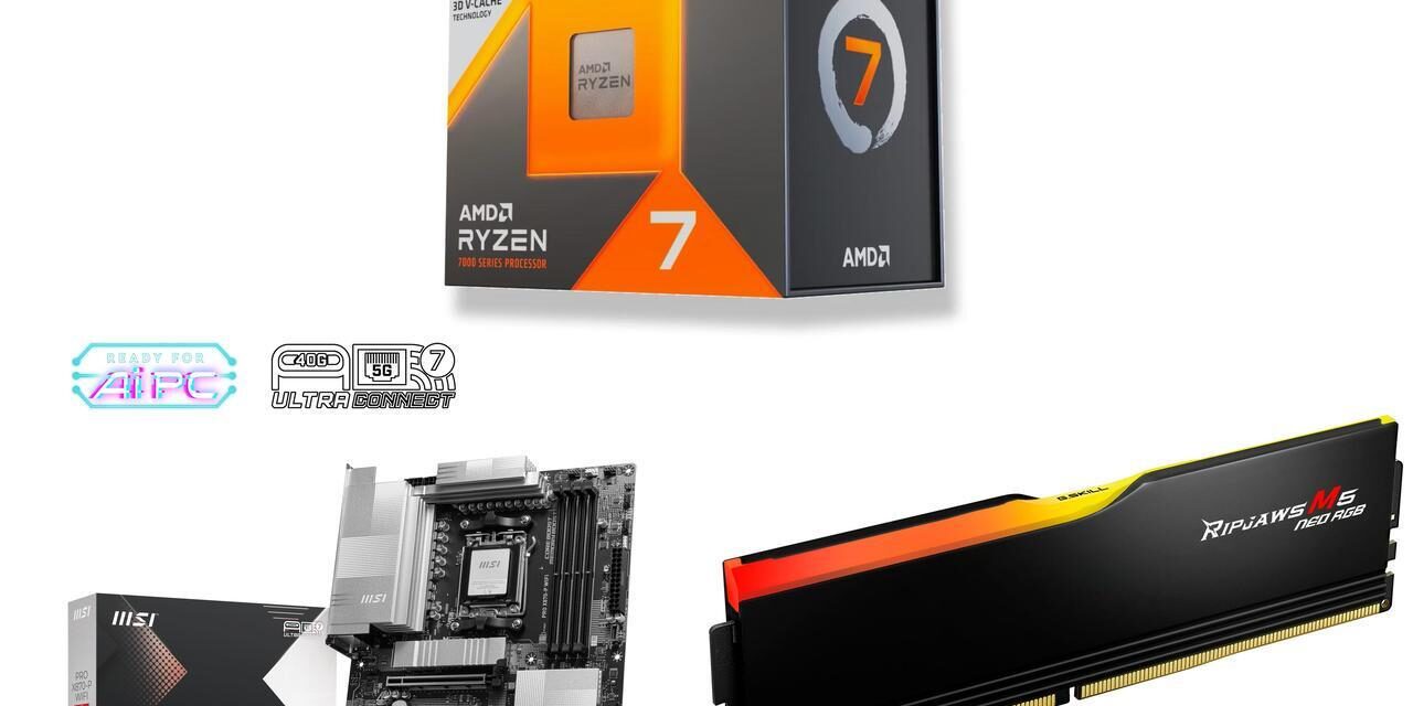 <div>Get 16GB of DDR5 RAM for just $16 when you buy it with AMD’s brand-new 7700X3D — Ryzen 7 with an X870 motherboard, G.Skill Ripjaws, and an AIO for just $588</div>