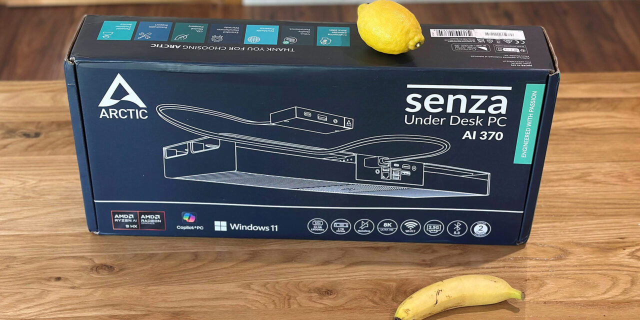 Arctic Senza AI 370 review: Strix Point in a stealthy under-desk fanless design