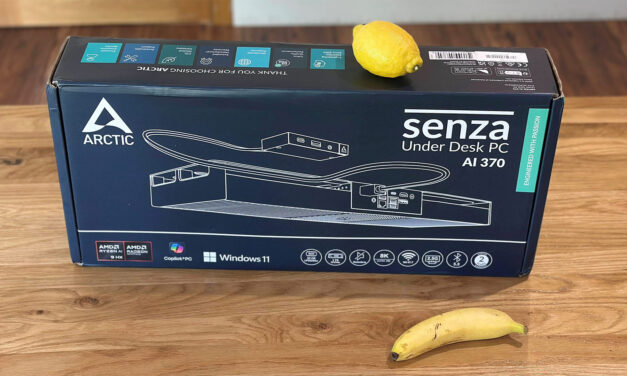 Arctic Senza AI 370 review: Strix Point in a stealthy under-desk fanless design