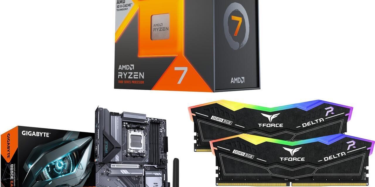 Score 16GB of DDR5 RAM for just $61.99 in this Newegg parts bundle with the 7800X3D — epic kit deal for a gaming PC build nets you $189 in savings and ships with a Gigabyte motherboard and free MSI MAG cooler