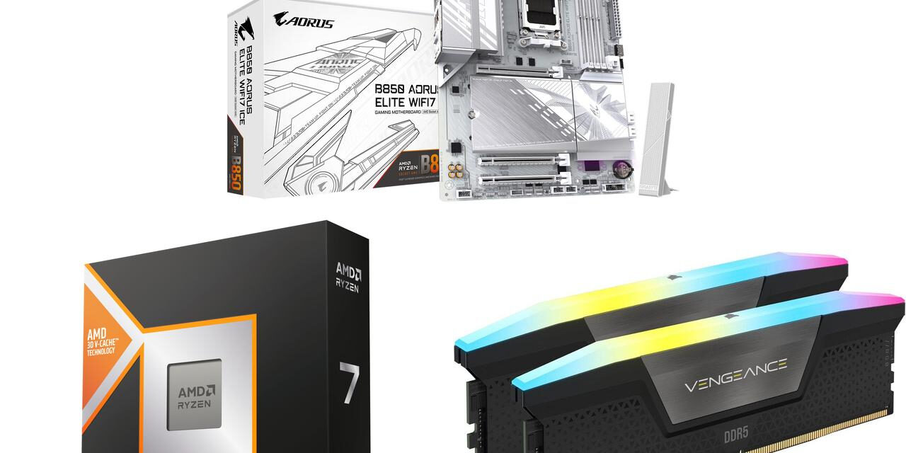 Save $148 on an AMD Ryzen 7 9800X3D bundle with 32GB of RAM, motherboard, and liquid AIO — start your AM5 gaming build for just $1,039