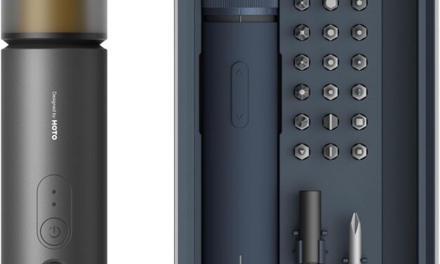Save $60 on this Hoto DIY and PC maintenance bundle with electric screwdriver and 4-in-1 air duster — just $89 for popular USB-C rechargeable driver with 25 bits, along with a separate blower and vacuum cleaner to keep your setup clean