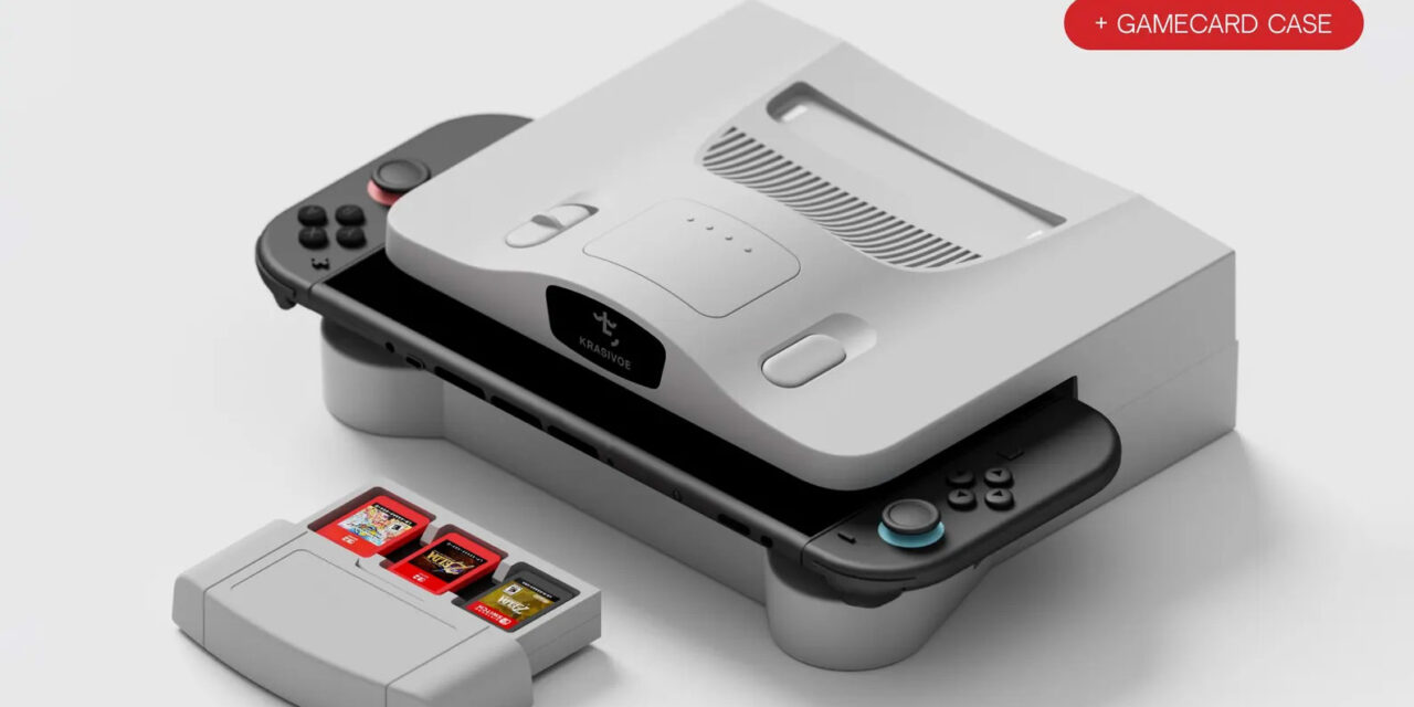 Retro Nintendo Switch 2 dock looks exactly like the Nintendo 64 and holds six Game Cards in its cartridge slot — the 64BITDOCK is available now starting at $89