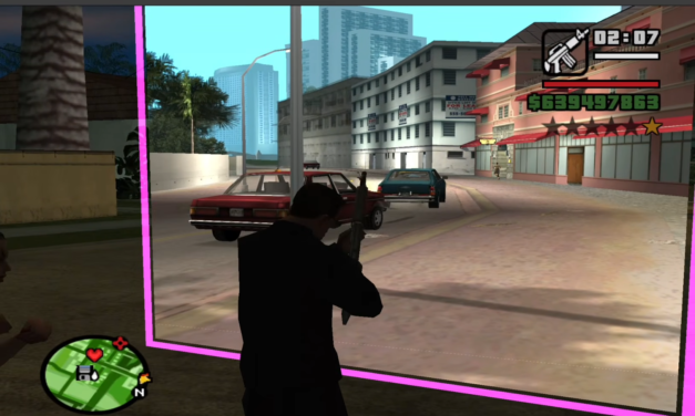 Grand Theft Auto Multiverse with real-time portals created by ambitious modder — San Andreas, Vice City and GTA III all run simultaneously, with cross-game interactions