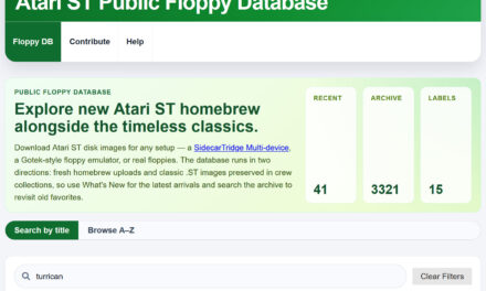 Atari ST Public Floppy Database now open for everyone — online archive originally designed for ST flash cart packed with classics and homebrew