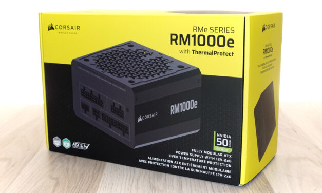 Corsair RM1000e (2026) ThermalProtect power supply review: Temperature-sensing 12V-2×6 cable shuts the GPU down before a connector can melt