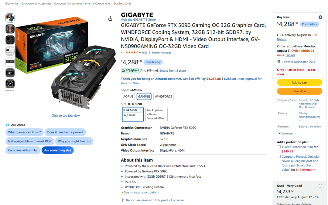 GPU prices keep surging in 2026 — Lack of sale discounts and rising VRAM costs keep current-gen prices sky-high