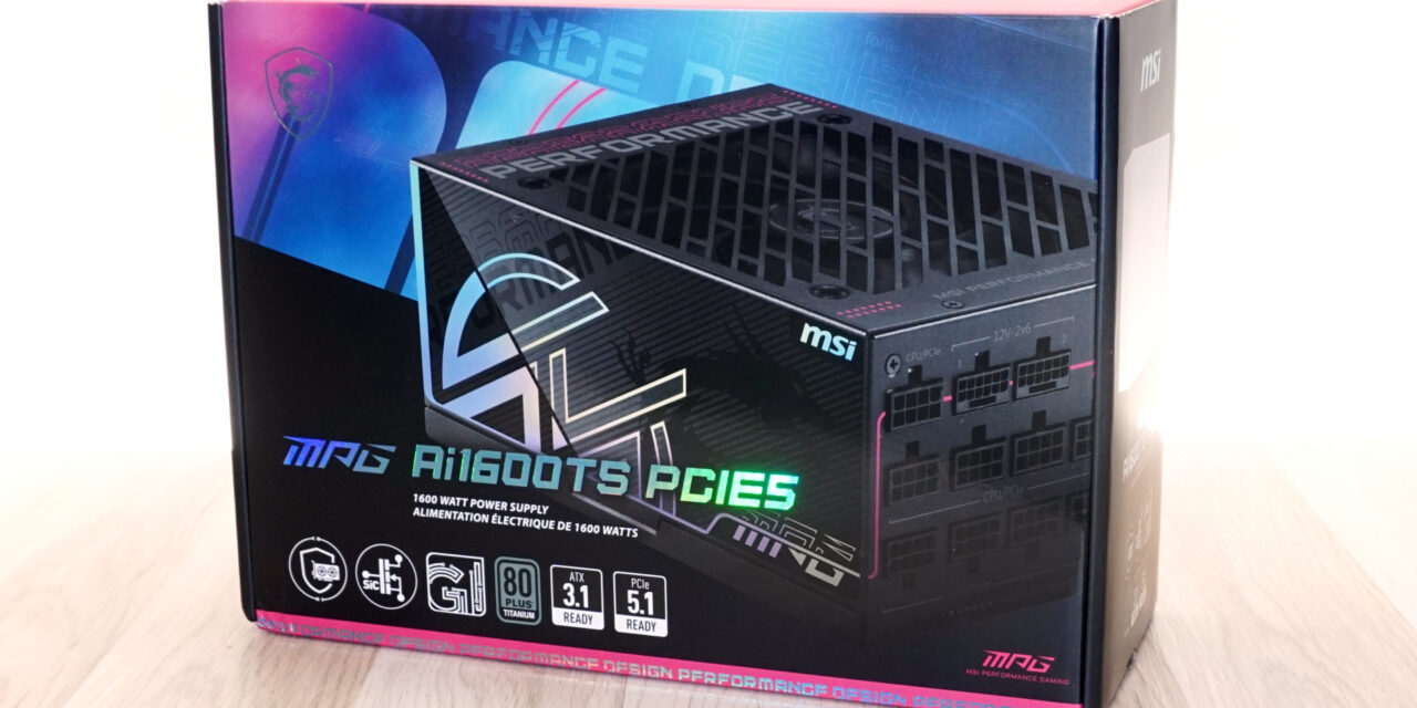 MSI MPG Ai1600TS PCIE5 1600W power supply review: GPU Safeguard+ protection with Titanium effeciency