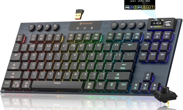 Upgrade to a premium wireless low-profile gaming keyboard for just $42 — save 42% on the hot-swappable Hexgears Immersion A3 TKL with these stackable discounts
