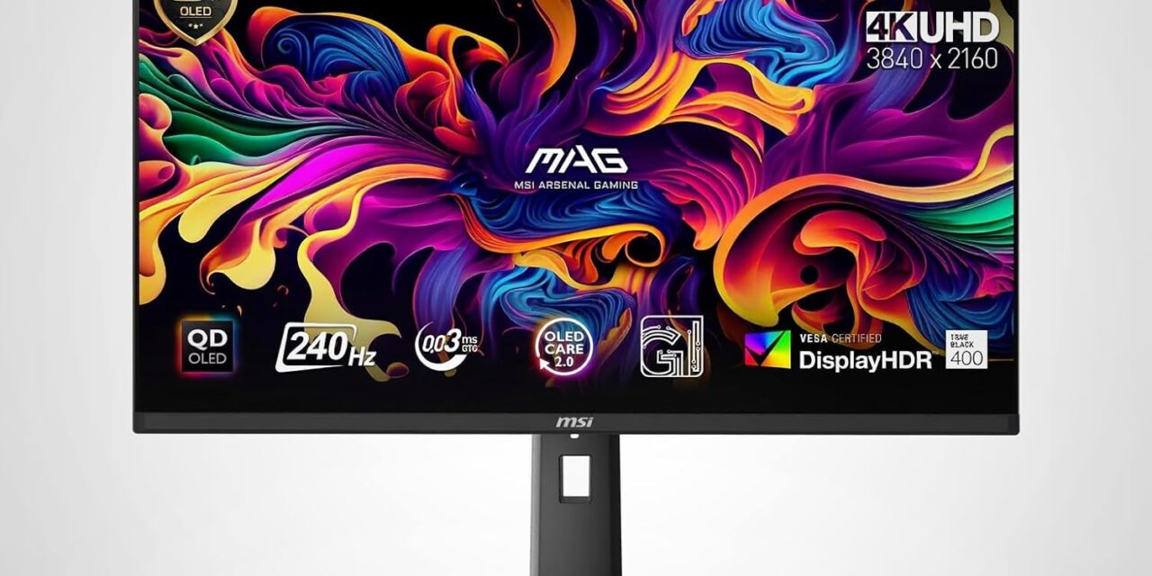 <div>MSI’s magnificent 32-inch 4K OLED gaming monitor returns to its lowest-ever price of $599 — save $130 on the MAG 321UPXB, the perfect 240Hz upgrade</div>