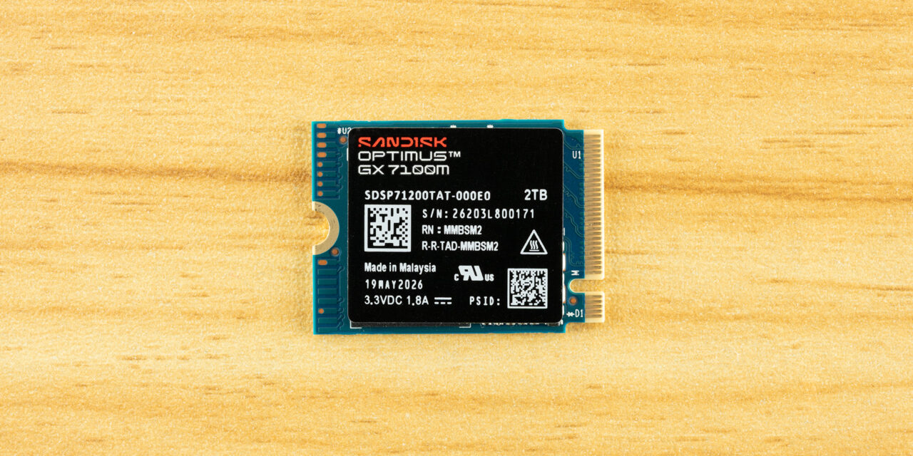 Sandisk Optimus GX 7100M 2TB SSD review: The best 2230 drive you can buy for the Steam Deck