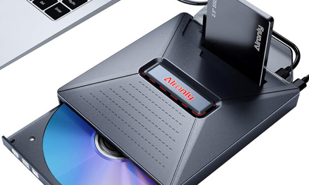 This portable, external CD/DVD drive comes with a 2.5-inch SATA and an SD Card slot for just $26 — Save 10% on a modern essential for keeping physical media alive
