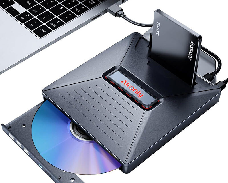 This portable, external CD/DVD drive comes with a 2.5-inch SATA and an SD Card slot for just $26 — Save 10% on a modern essential for keeping physical media alive