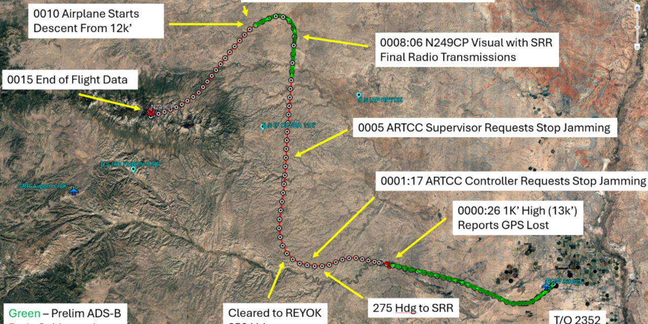 US military GPS jamming exercise suspected of contributing to civilian plane crash in New Mexico — medevac flight lost signal before flying into a mountain, killing everyone onboard