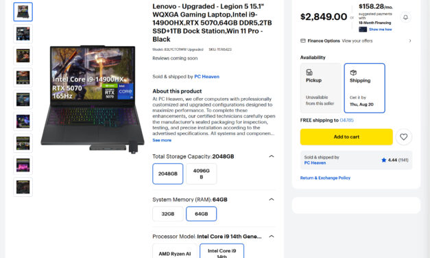 <div>Best Buy ‘repairs’ customer’s gaming laptop by simply removing half the RAM— claims unit in question only accepts 32 GB of RAM despite listing a 64GB configuration</div>