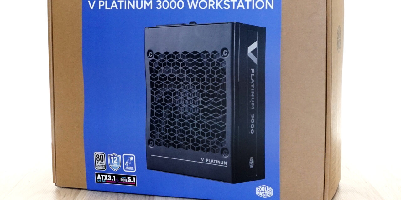 Cooler Master V Platinum 3000 power supply review: Verified Platinum efficiency for workstations, with a stellar 12-year warranty