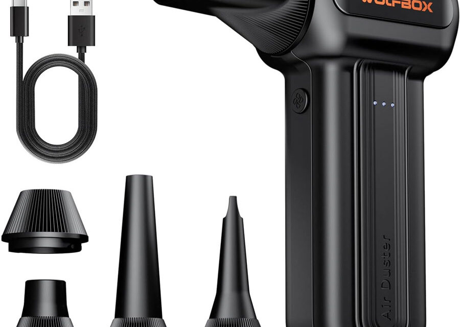 <div>Wolfbox MF60 Compressed Air Duster is nearly 40% off in a limited-time deal — powerful rechargeable device’s propulsion fan runs at up to 110,000 RPM</div>