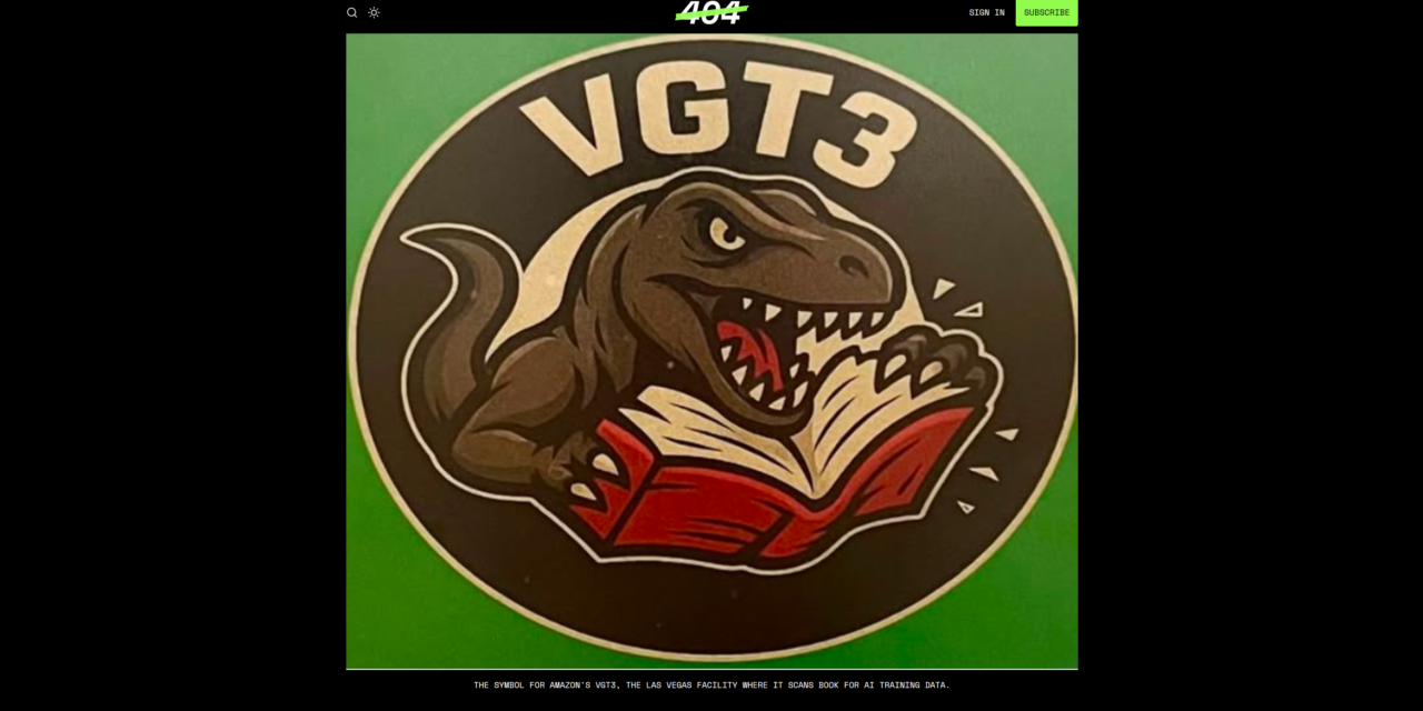 <div>Secret tracking device placed in rare book ends up in Amazon processing facility — destroying books to train AI models is ‘all’ the Vegas warehouse does</div>