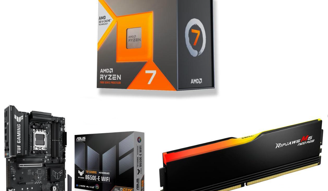 Get 16GB of DDR5 RAM for $70 and start your AM5 gaming rig with this bundle — $568 for Ryzen 7 7700X3D, 16GB G.Skill DDR5 RAM, Asus TUF B650-E motherboard, and free AIO