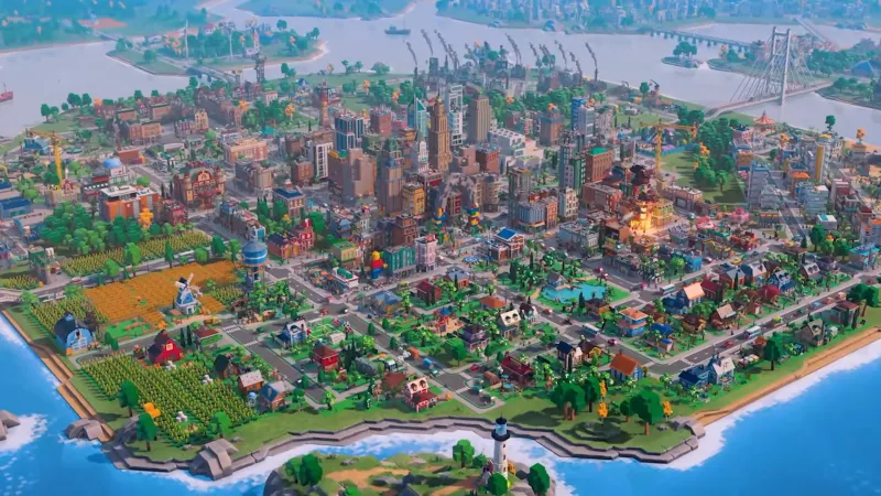 Lego Skylines Is A Brick-Based City Builder From Cities: Skylines II Devs