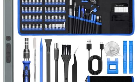 This 144-piece toolkit is a must-buy for hobbyists and PC builders for under $40 — pocket a 20% saving on this screwdriver set with two drivers, 120 magnetic bits, and 22 repair tools for your projects