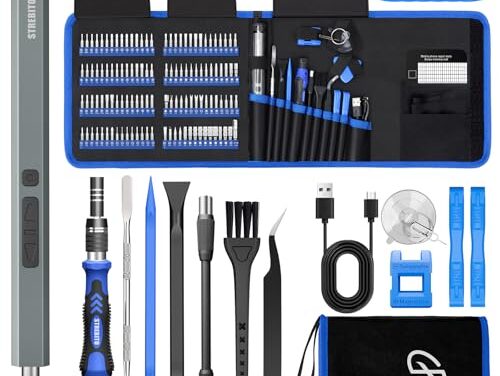 This 144-piece toolkit is a must-buy for hobbyists and PC builders for under $40 — pocket a 20% saving on this screwdriver set with two drivers, 120 magnetic bits, and 22 repair tools for your projects