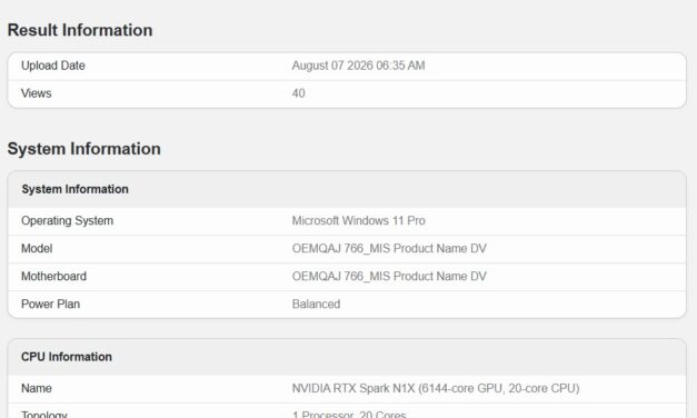 <div>Two variants of Nvidia’s RTX Spark show up on Geekbench, revealing a cut-down 18-core model — Full 20-core beats most x86 mobile chips across multi-core and single-core tests</div>