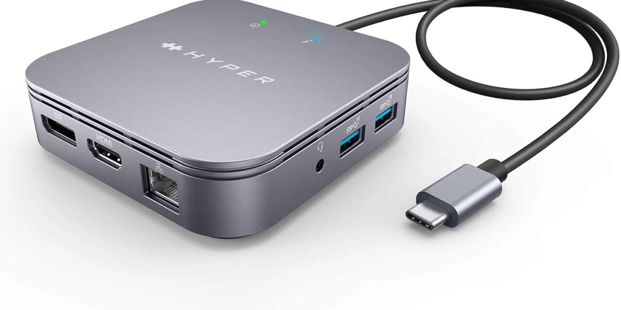 Save a ridiculous 76% on this 7-in-1 Hyper Dual Monitor Thunderbolt 4 Dock — just $24 buys a dual 4K60Hz HyperDrive docking station for pennies on the dollar