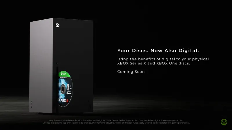 Xbox Announces Disc-to-Digital Program, Letting Players Use Physical Games To Claim Their Digital Versions