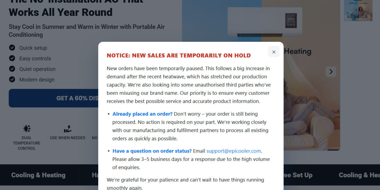 <div>Air conditioner powered by a ‘PC fan’ labeled a scam by German consumer organization — there’s a reason this lookalike AC unit is far cheaper than its competitors</div>