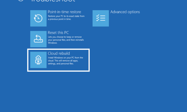 Windows 11 can now reinstall itself from the cloud — Cloud Rebuild revives dead systems without secondary boot media, wipes broken installation and downloads a fresh copy of the OS