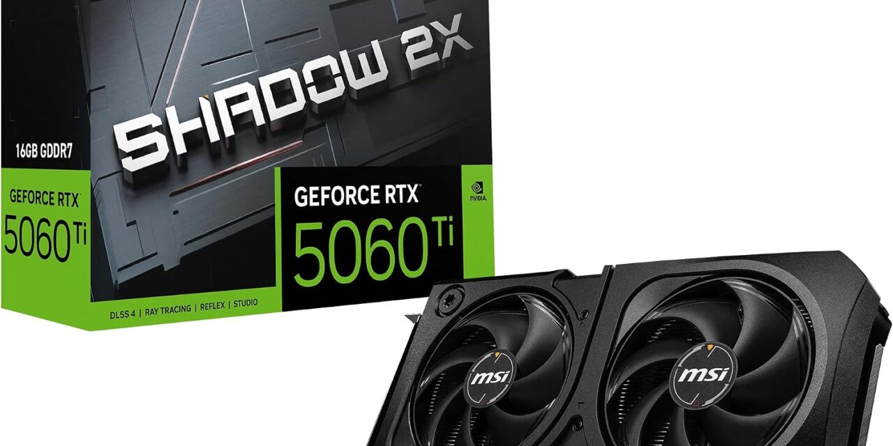 <div>Get this stunning MSI RTX 5060 Ti 16G deal at Walmart for $200 less than anywhere else — only $569.99 for the solid mid-range Shadow 2x OC Plus gaming GPU is a steal by anyone’s standards</div>