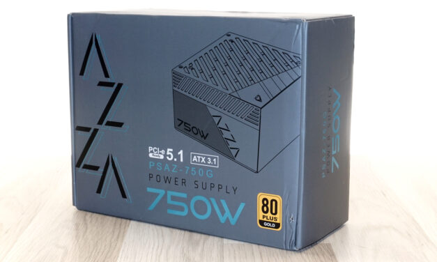 AZZA PSAZ-750G ATX 3.1 power supply review: An adequate budget 750W unit