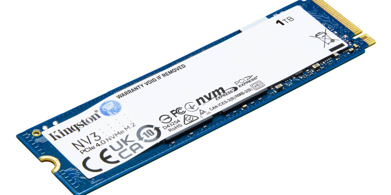 <div>Kingston’s NV3 1TB PCIe 4.0 SSD drops to $156.99 at Newegg — 27% off brings it down to just 15.7 cents per GB</div>